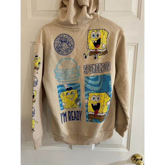 2 Pack Spongebob Shirt and Hoodie Size small Viacom - Picture 2 of 7